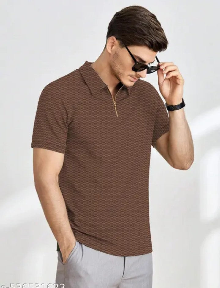 Burrmellow T-shirt for men t-shirt collar