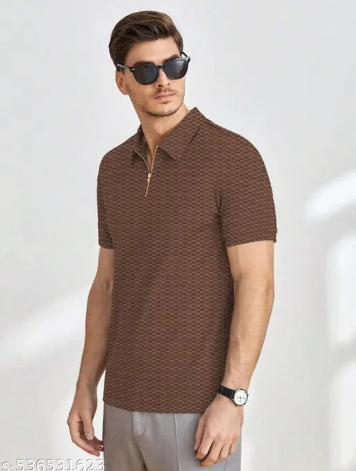 Burrmellow T-shirt for men t-shirt collar