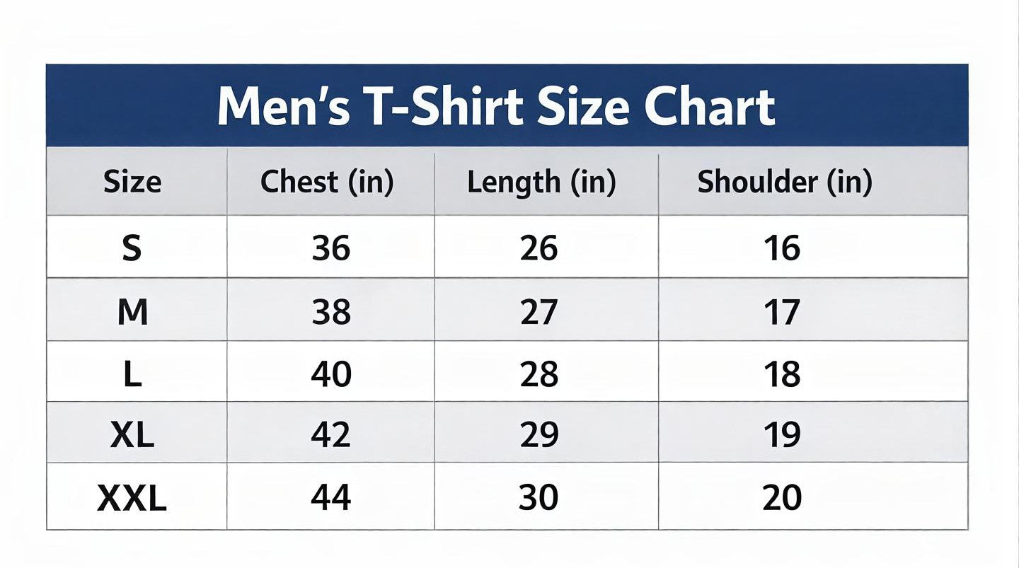 Men's full sleeve T-shirt with chest print casual wear